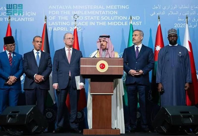 وزير الخارجية السعودي المملكة ترفض قطعيا تهجير الفلسطينيين من أرضهم
