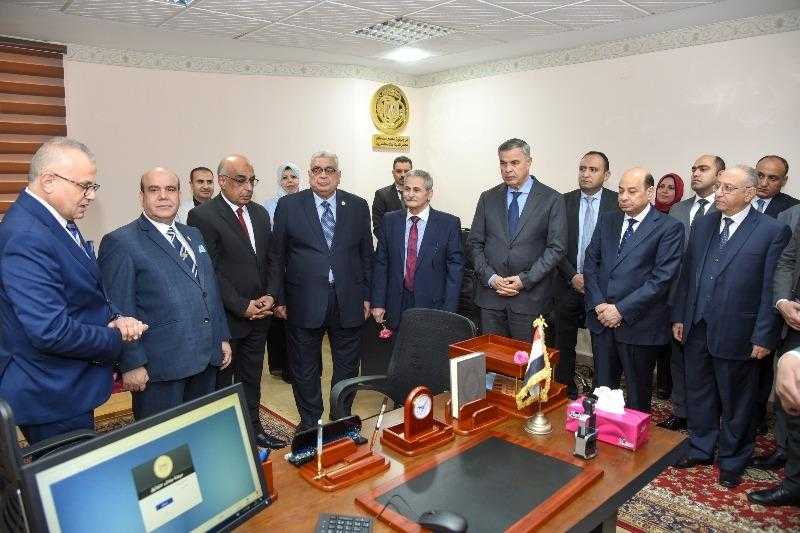 وزير العدل ومحافظ الإسكندرية يتفقدان محكمة الاستئناف ومتحف سراي الحقانية