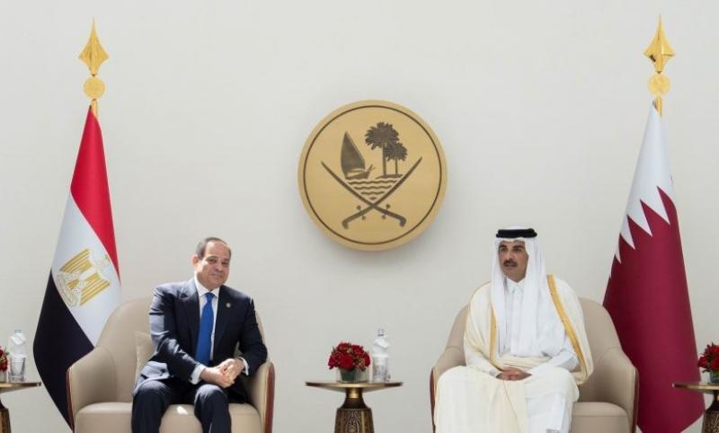 صحيفتان قطريتان: الرئيس السيسي وأمير قطر يعززان التنسيق لصالح الأشقاء في الأراضي الفلسطينية
