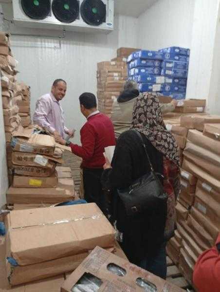 ضبط أكثر من 7 أطنان سمك ورنجة وفسيخ ولحوم ودجاج مخالفة للمواصفات بالدقهلية