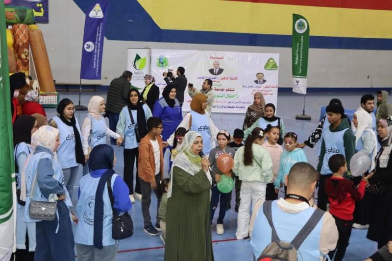 جامعة المنوفية تنظم الاحتفال بيوم اليتيم بالصالة المغطاة باستاد الجامعة