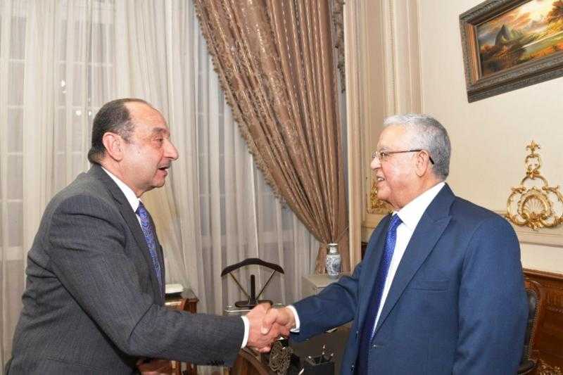 رئيس مجلس النواب يستقبل وزير قطاع الأعمال العام بمقر البرلمان