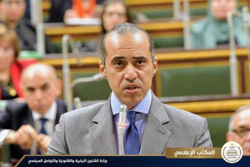 وزير الشئون النيابية يشكر كل من ساهم في إقرار مشروع قانون العمل الجديد بعد الموافقة عليه نهائيًا
