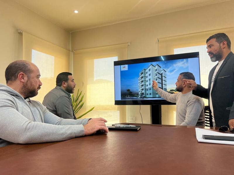 مسئولو الإسكان يتابعون موقف تنفيذ المشروعات السكنية بمدينة أكتوبر الجديدة| صور