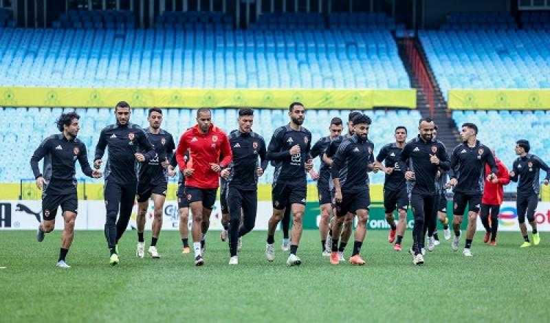 الأهلي يتدرب في الفندق قبل ساعات من مواجهة صن داونز
