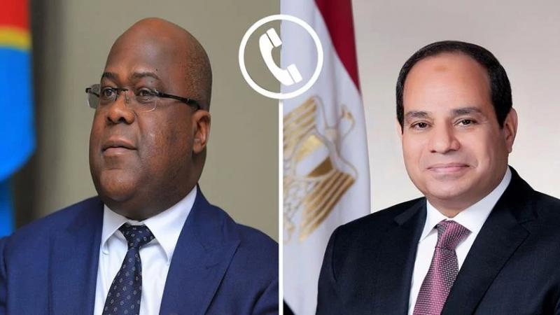 الرئيس السيسي يُجري اتصالًا هاتفيًا مع رئيس الكونغو الديمقراطية ويؤكدان عمق العلاقات التاريخية بين البلدين