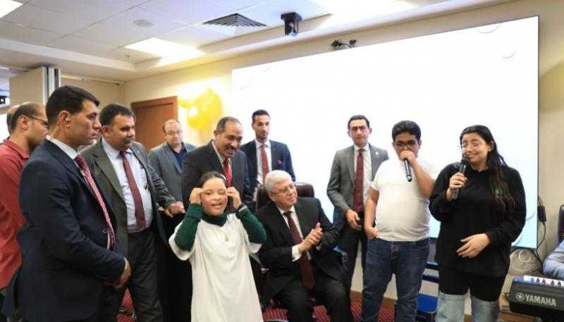 وزير التعليم العالي يشهد احتفالية تكريم طلاب المعاهد الحكومية ذوي الهمم الفائزين في مسابقة ”بطل الحكاية”
