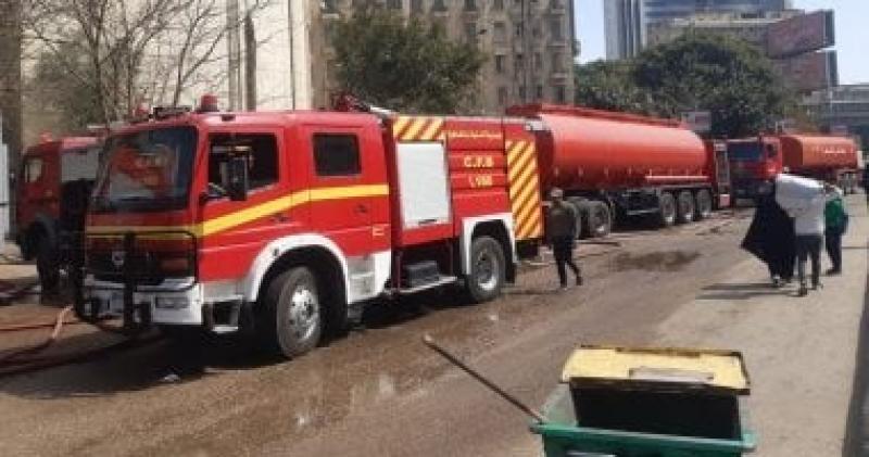 السيطرة على حريق داخل مزرعة ماشية فى منطقة أطفيح دون إصابات