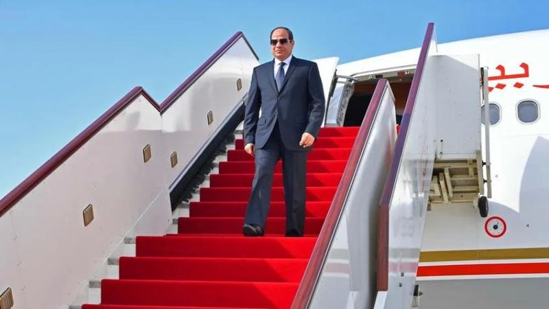 الرئيس السيسي يصل إلي جيبوتي في مستهل زيارة رسمية