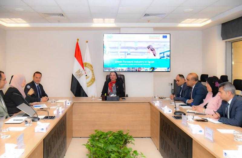 وزيرة البيئة تعقد اجتماعا مع ممثلي برنامج الأمم المتحدة للتنمية الصناعية