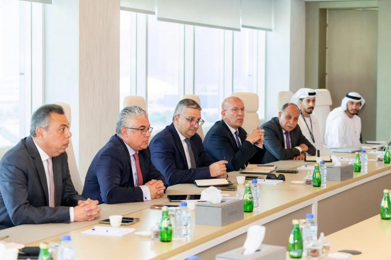 وفد اقتصادية قناة السويس يلتقي رئيس مجموعة مواني أبوظبي AD Ports Group