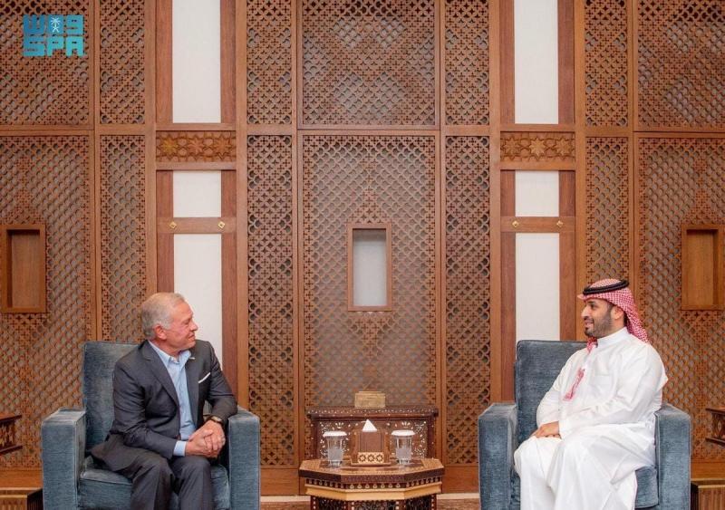 ولي العهد السعودي يبحث مع العاهل الأردني بجدة الملفات المتعلقة بأمن واستقرار المنطقة