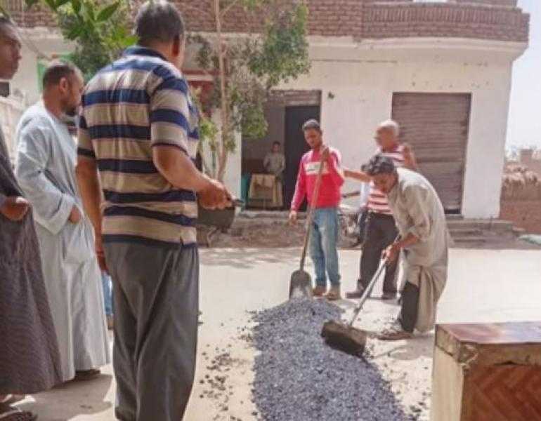 تنفيذ 3 مطبات صناعية في الزينية بحري بالأقصر استجابة للأهالي
