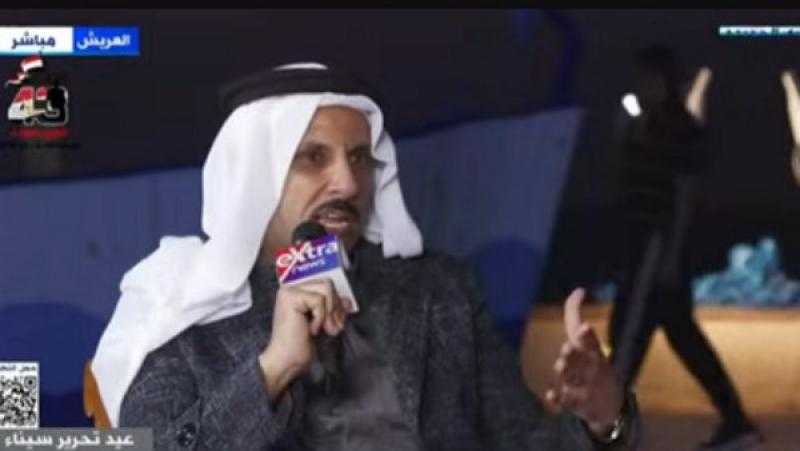 شيخ قبيلة سيناوية: نحن خلف الرئيس السيسي فى أى قرارات بشأن القضية الفلسطينية