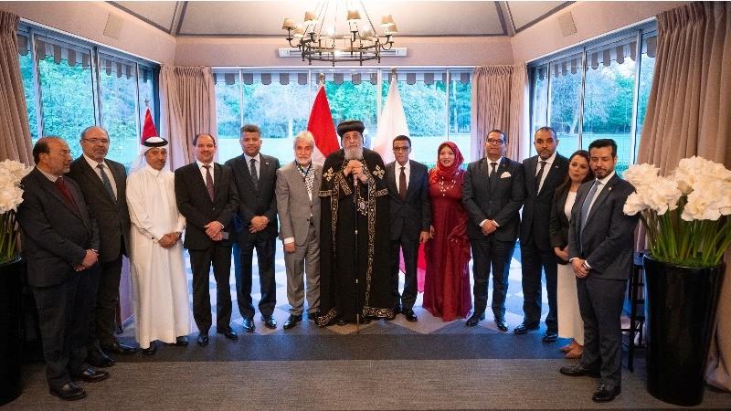 السفارة المصرية بوارسو تقيم حفل عشاء رسمي على شرف البابا تواضروس