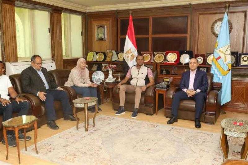 محافظ كفر الشيخ يستقبل وزير الزراعة والثروة الحيوانية بجمهورية مدغشقر