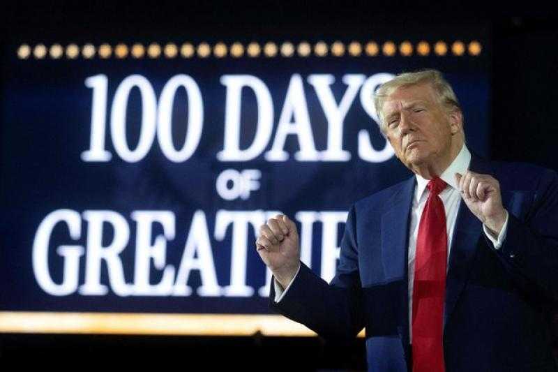 الرئيس الأمريكي: حققنا في 100 يوم ما لم يتحقق في 100 عام.. وسنقضي على الدولة العميقة