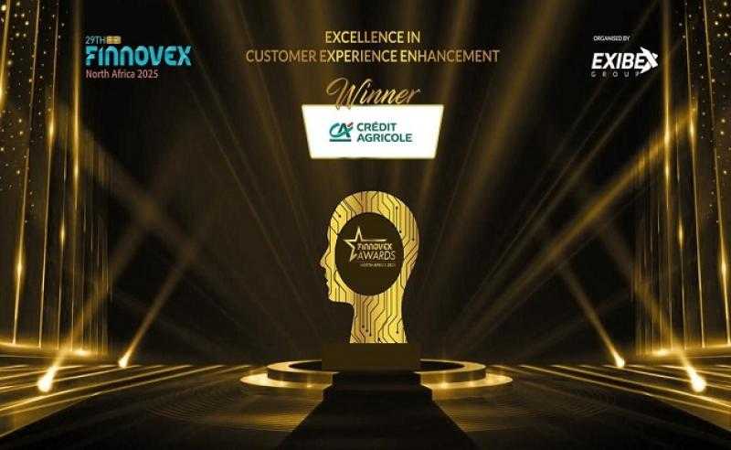 بنك كريدي أجريكول مصر يحصد جائزة «التميز في تحسين تجربة العملاء» من Finnovex