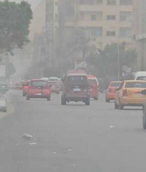 الإسماعيلية تتأثر بالعاصفة الترابية وارتفاع ملحوظ في درجات الحرارة