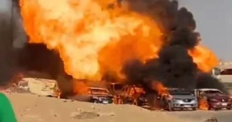 وزارة الصحة: الدفع بـ12 سيارة إسعاف إلى موقع حادث حريق خط غاز بمدينة 6 أكتوبر