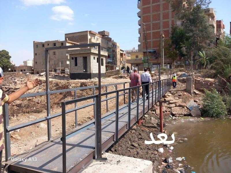 محافظ الدقهلية: انتهاء إنشاء كوبري المشاة الجديد المؤقت بطلخا بالتنسيق مع الري