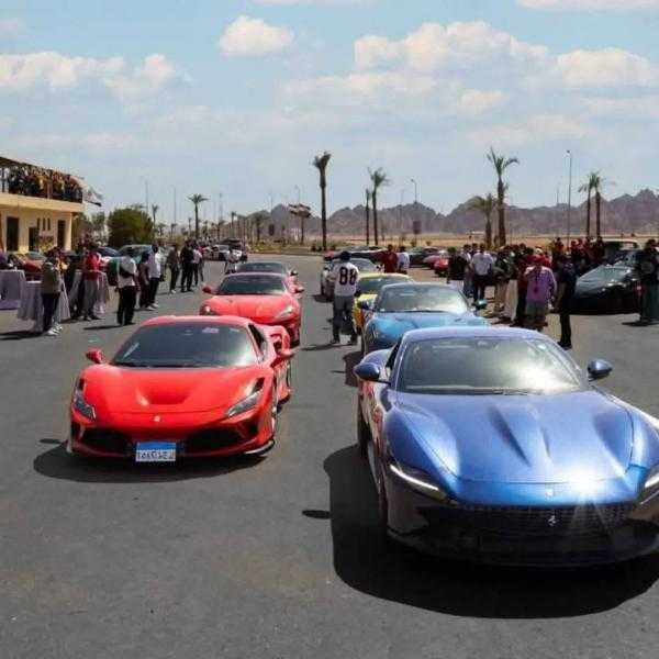 انطلاق فعاليات أكبر سباق للسيارات الرياضية فائقة السرعة بمدينة شرم الشيخ