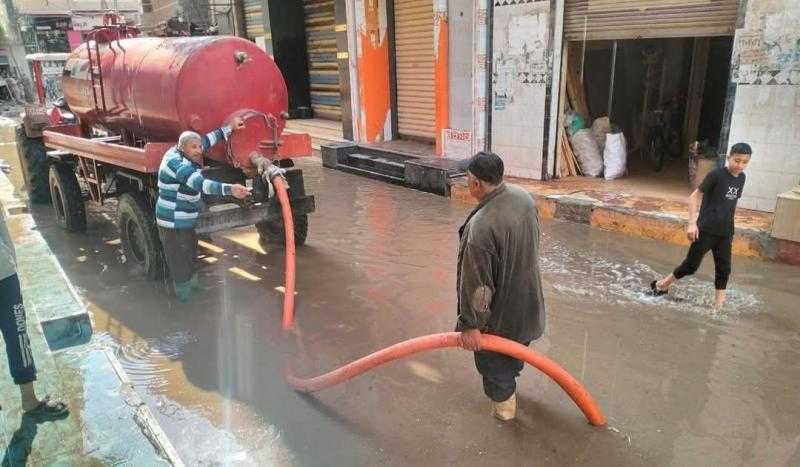 محافظ كفرالشيخ: تكثيف جهود رفع مخلفات الأمطار من الشوارع والميادين