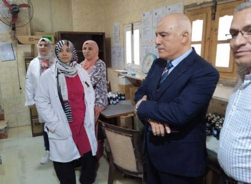 وكيل وزارة الصحة بالقليوبية يتفقد الإدارة الصحية ببنها