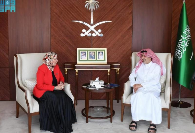 السفير السعودي بالقاهرة يستقبل الأمين العام لصندوق تطوير التعليم بمصر
