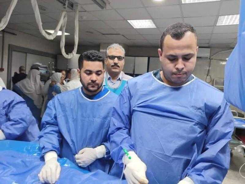 قسطرة قلبية ناجحة لطفلتين فلسطينيتين بمستشفيات جامعة المنوفية