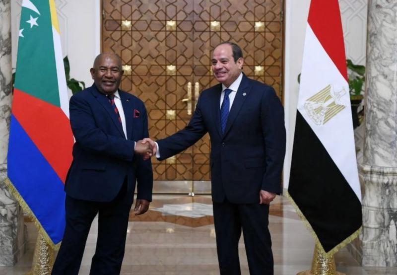 المؤتمر: زيارة رئيس جزر القمر تؤكد الدور المحوري للقاهرة في القارة السمراء