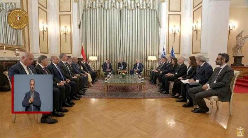الرئيس السيسي يلتقي نظيره اليوناني بقصر الرئاسة بأثينا