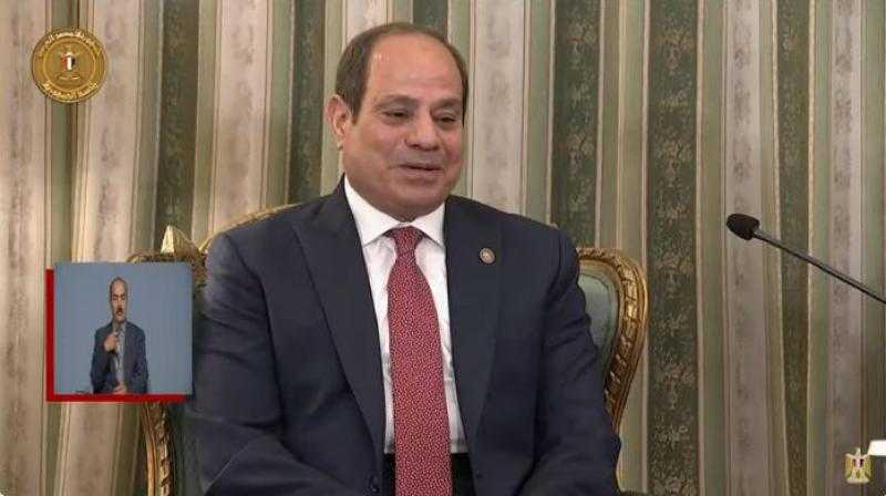 الرئيس السيسي: أؤكد أن مصر لم تكن أبدًا معبرًا للمهاجرين إلى أوروبا