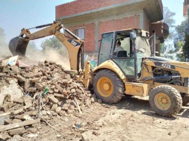 انطلاق المرحلة الأولى من الموجة الـ26 لإزالة التعديات على أملاك الدولة بكفر الشيخ