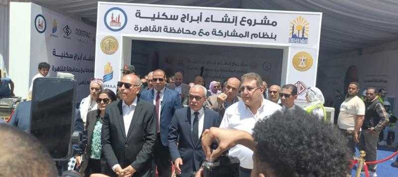 محافظ القاهرة يتفقد أعمال إنشاء أبراج سكنية بمدينة الأمل