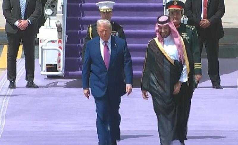 مباحثات ثنائية بين ولي العهد السعودي والرئيس ترامب في الرياض