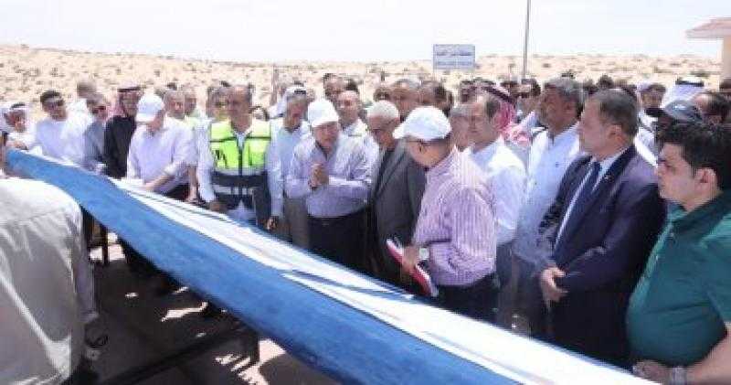 نائب رئيس الوزراء يتفقد إنشاء خط سكة حديد بئر العبد / العريش / طابا بسيناء