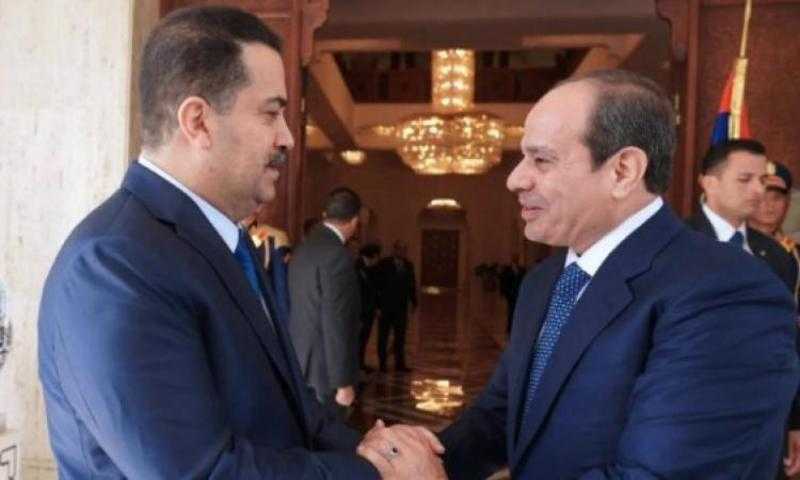 الرئيس السيسي ورئيس وزراء العراق يؤكدان ضرورة تجنب توسع الصراع الإقليمي ووقف إطلاق النار في غزة