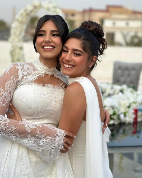 مايان السيد تحتفل بعقد قران شقيقتها.. صور