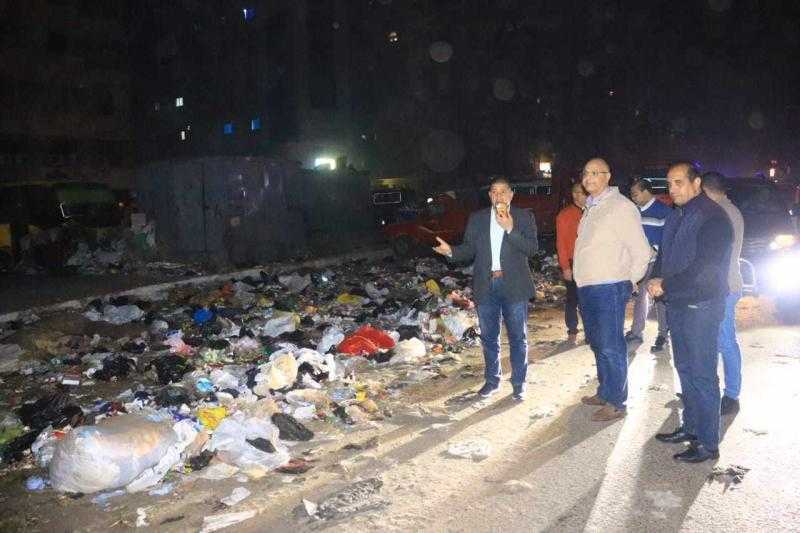 محافظ القليوبية يشهد حملة مكبرة لإزالة التراكمات أسفل محور الفريق العصار