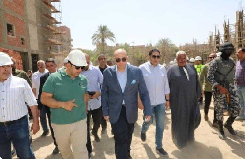 محافظ بني سويف يتابع سير العمل بمشروع إنشاء مستشفى ناصر العام