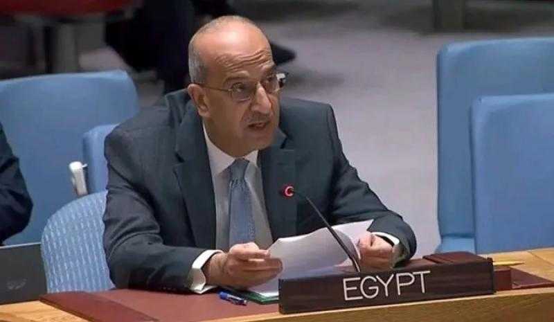 مندوب مصر: على مجلس الأمن تحمل مسؤولياته وإدراك أنه أحد أسباب عجز المنظمة