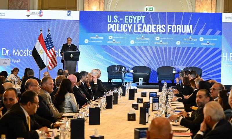 مدبولى: أكثر من 1800 شركة أمريكية تعمل في مصر بإجمالي استثمارات تجاوزت 47 مليار دولار