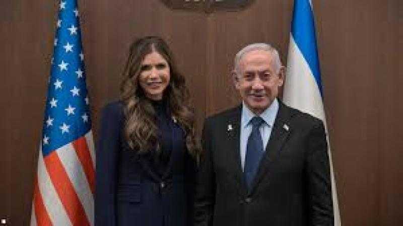 نتنياهو يلتقي وزيرة الأمن الداخلي الأمريكية ويبحثان الأوضاع في غزة والمنطقة