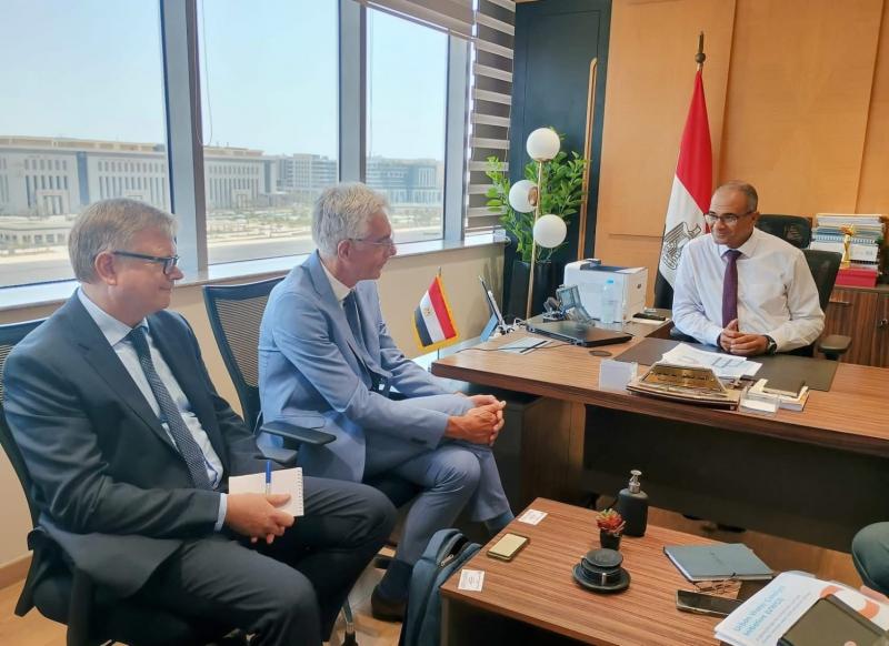 نائب وزير الإسكان يستقبل ممثلي الوكالة الألمانية للتعاون الدولي لبحث مجالات التعاون