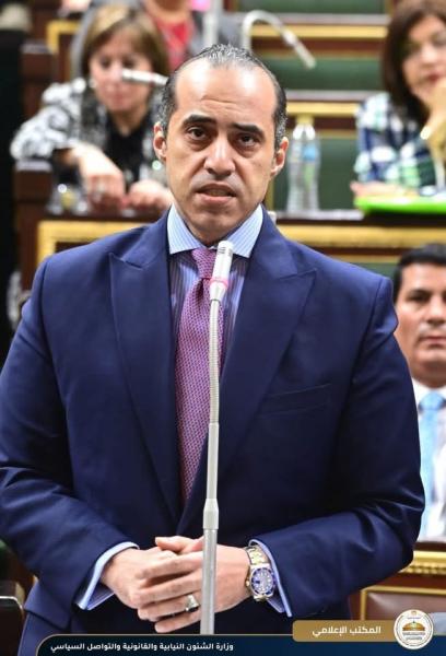 وزير الشئون النيابية يحضر جلسة مجلس النواب بشأن مشروع قانون تحديد نسبة العلاوة الدورية للمخاطبين بقانون الخدمة المدنية