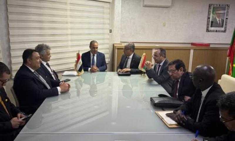 وزير الخارجية يبحث تعزيز التعاون الثنائي مع وزيري الطاقة والتعليم العالي الموريتانيين