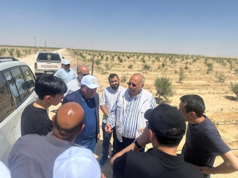 الوفد الحكومي الاوزبكي يتفقد بعض المشروعات الزراعية والبحثية في مصر.. صور