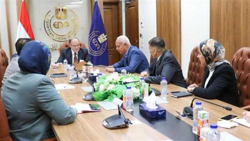 رئيس هيئة الدواء المصرية يعقد اجتماعاً مع ممثلي شركة جمجوم فارما