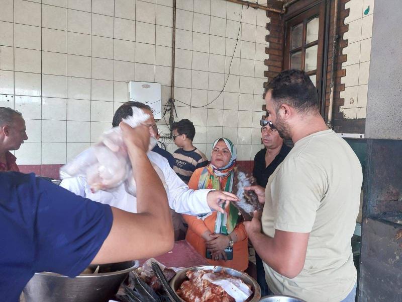 حملة مكبرة على محلات الجزارة بالضواحي في بورسعيد قبل العيد